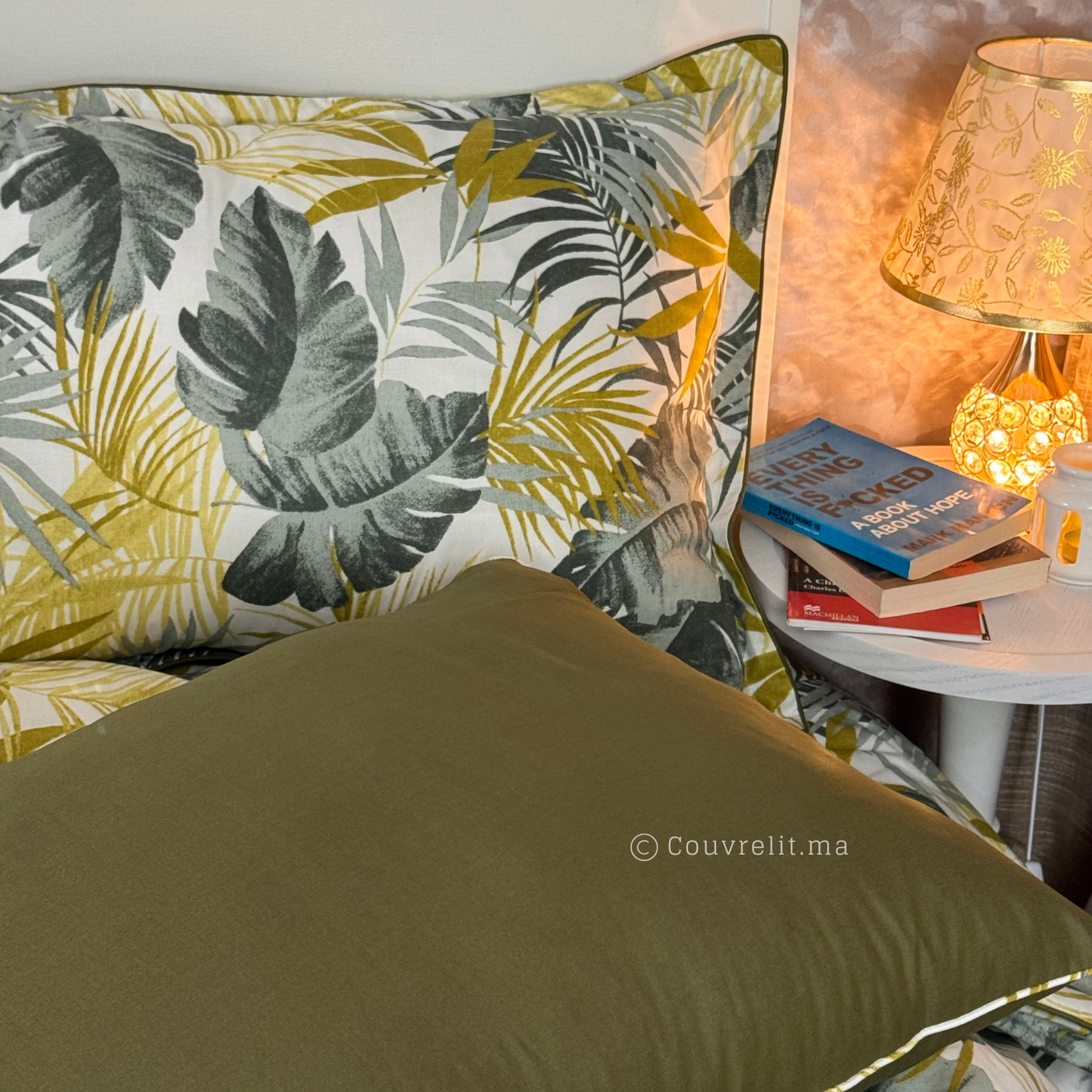 "Tropicales Olive" Ensemble complet haute qualité, REF: CVM00319