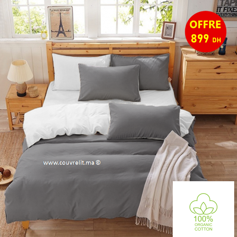 Ensemble Housse de Couette Double face de luxe 6pcs Ref: CV0083