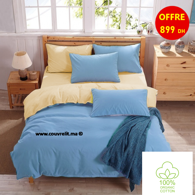 Ensemble Housse de Couette Double face de luxe 6pcs Ref: CV0083