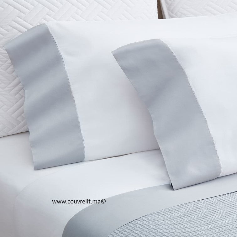 Parure de lit 4 Pièces PERCALE 100% Cotton Ref:CV0044