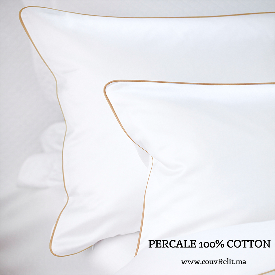 Ensemble Housse de Couette 6 pièces en PERCALE 200fils COTTON REF: CV0095