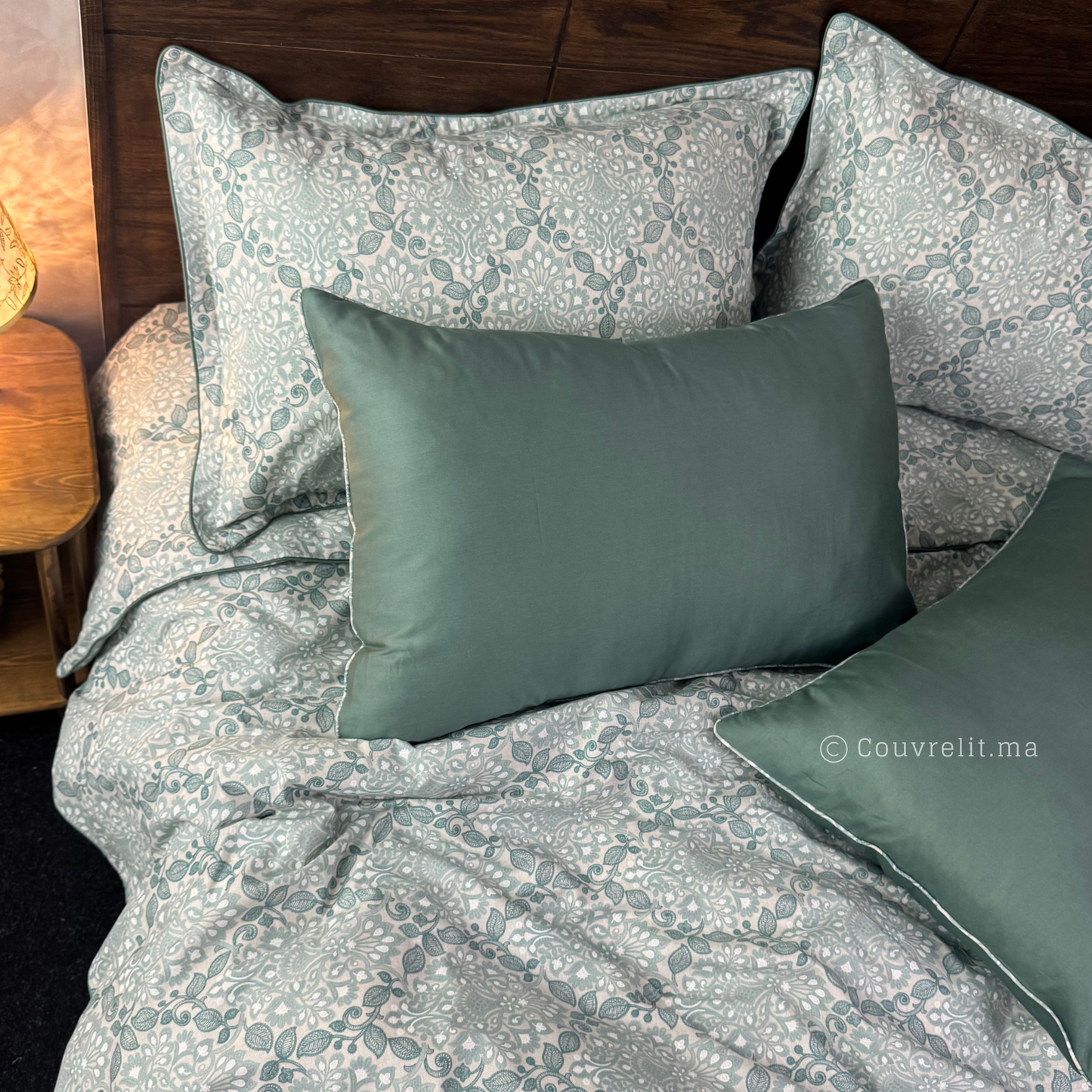 "Rosas Turquoise" Ensemble complet haute qualité, REF: CVM00281