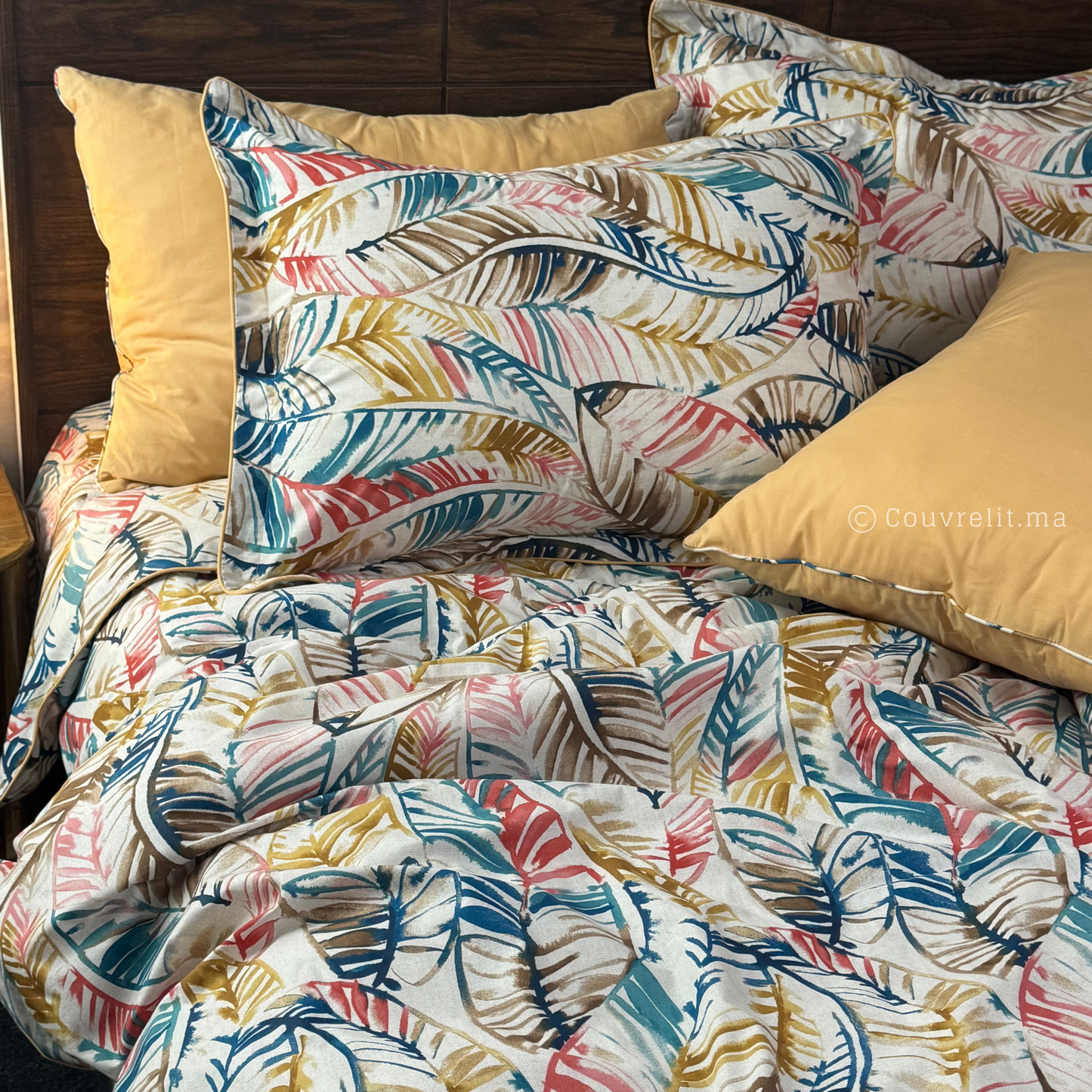 "Pastel D'Or"- Ensemble complet en COTTON de haute qualité Ref: CVM00282