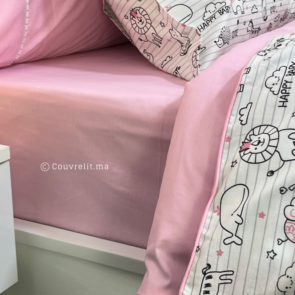 "Animaux" Couverlit pour enfant pack complet REF: CVK00255