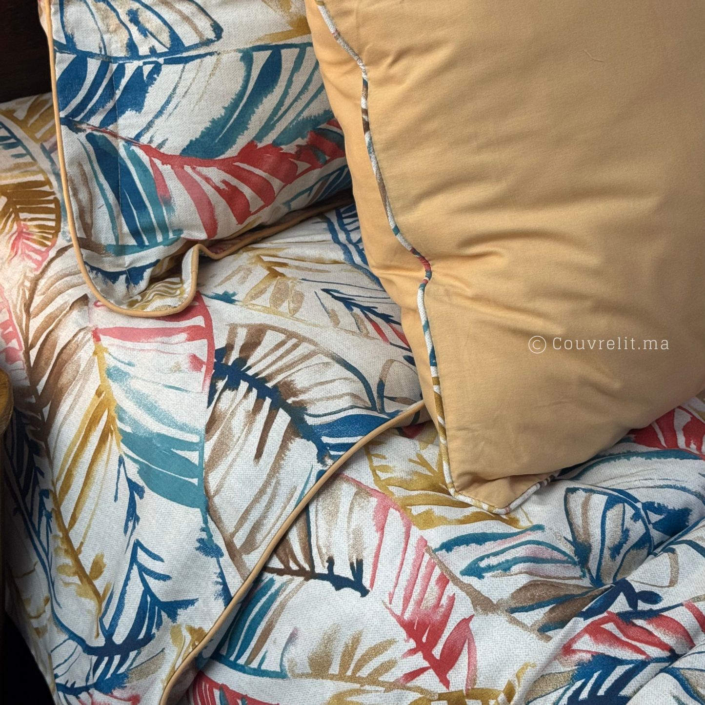 "Pastel D'Or"- Ensemble complet en COTTON de haute qualité Ref: CVM00282