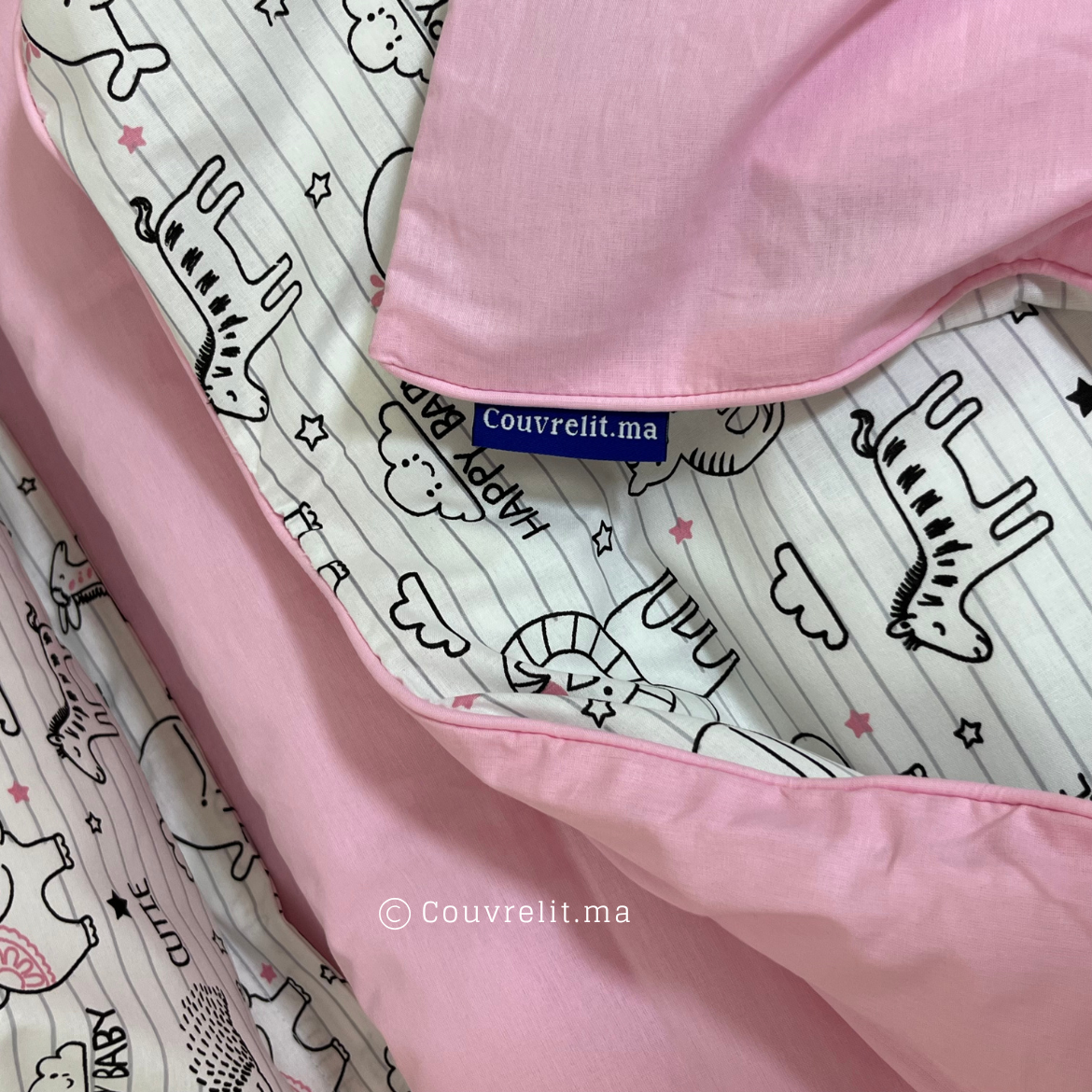 "Animaux" Couverlit pour enfant pack complet REF: CVK00255