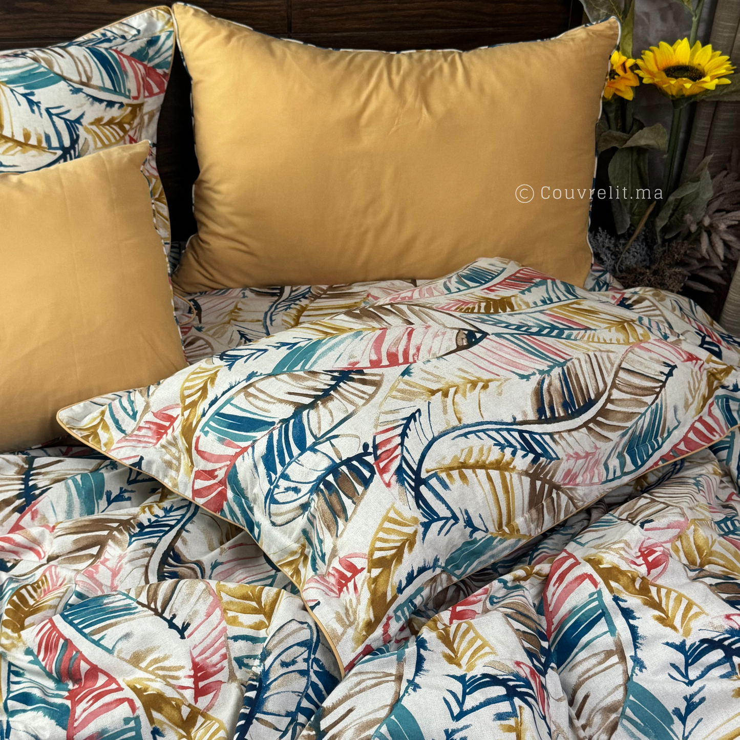 "Pastel D'Or"- Ensemble complet en COTTON de haute qualité Ref: CVM00282