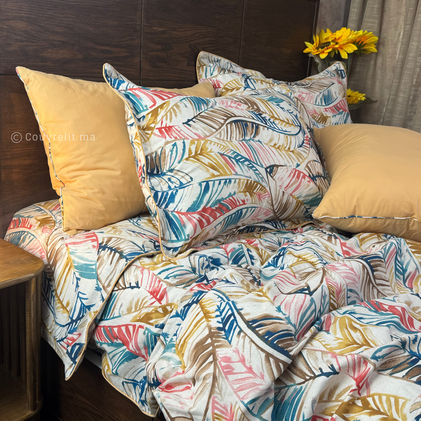 "Pastel D'Or"- Ensemble complet en COTTON de haute qualité Ref: CVM00282