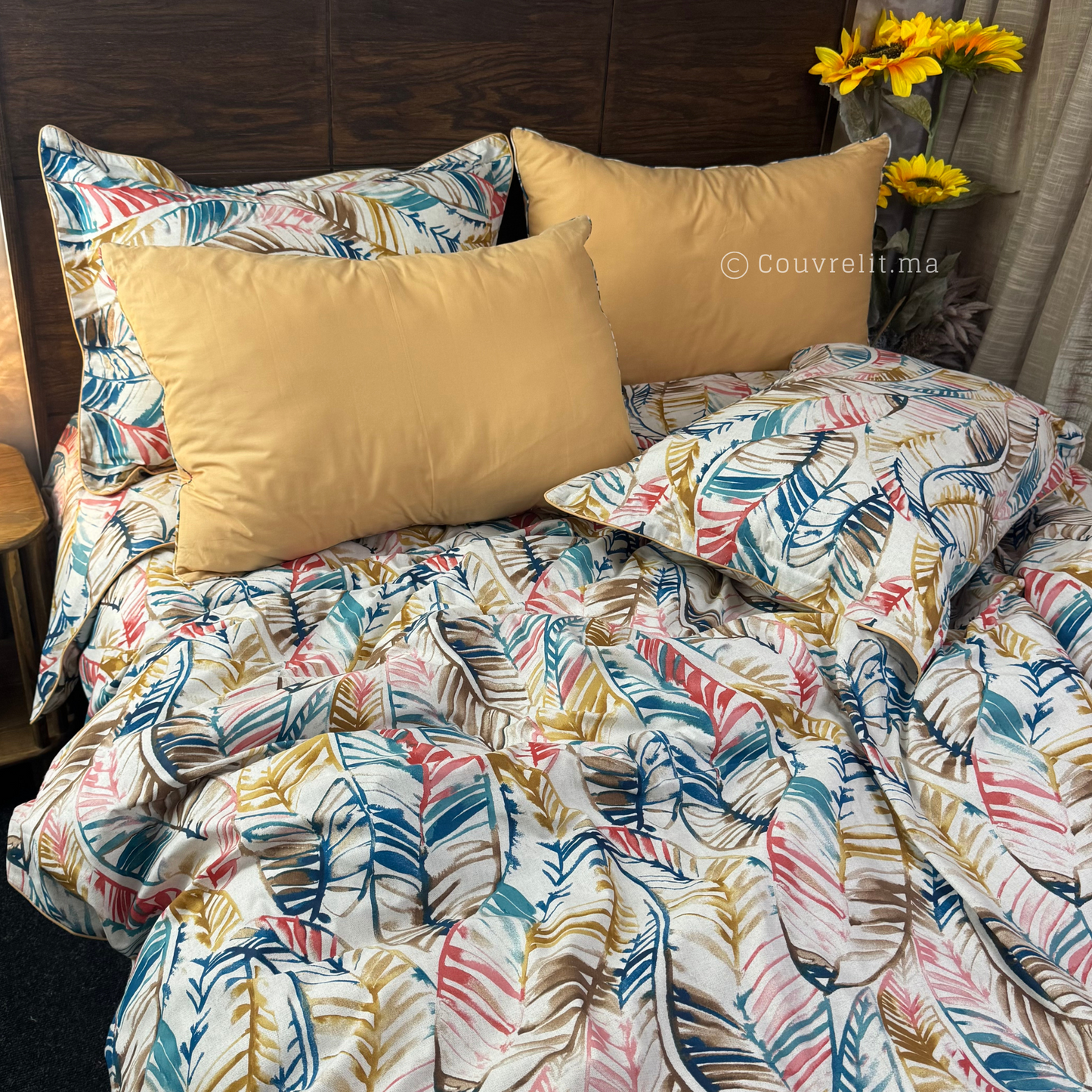 "Pastel D'Or"- Ensemble complet en COTTON de haute qualité Ref: CVM00282