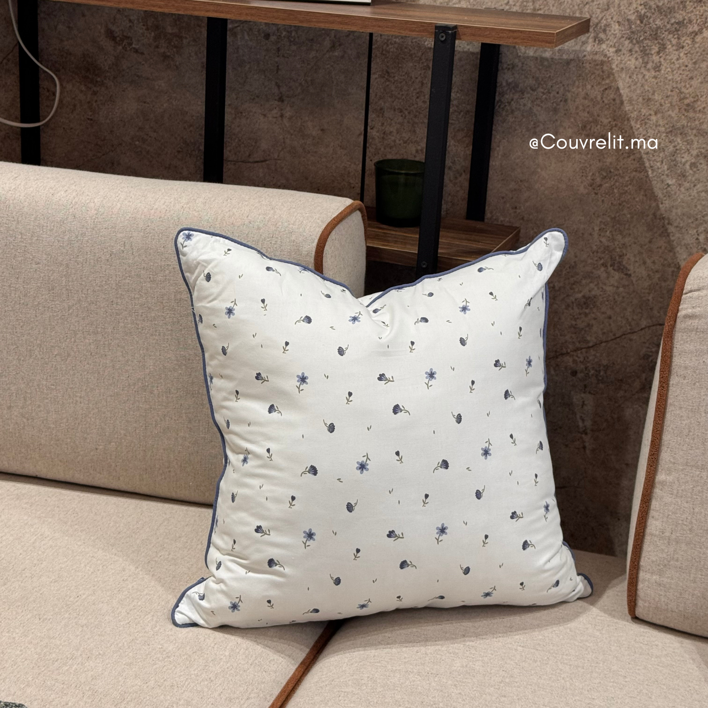 “Touche Florale” Coussin de décoration 45x45 cm REF: CS0038