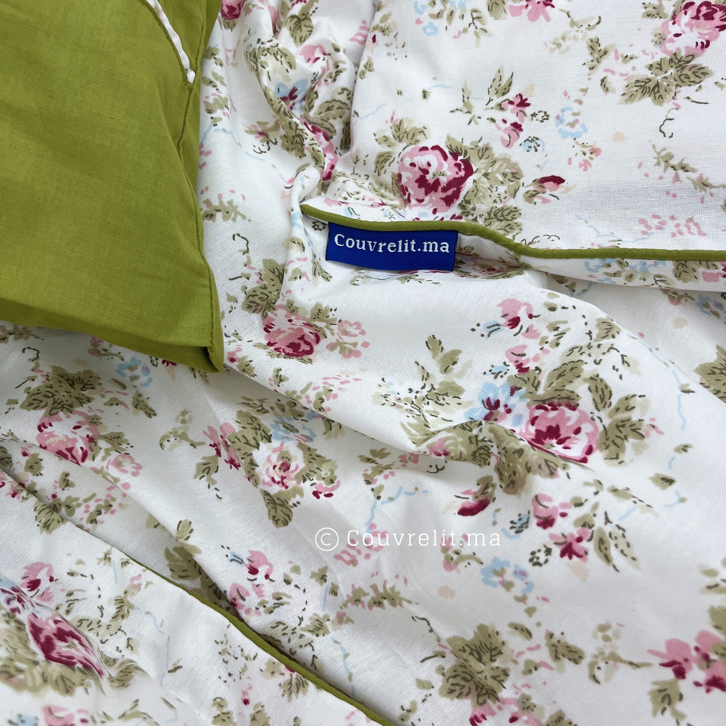 " Olive Fleury" ensemble complet en COTTON de haute qualité, REF: CVM0236