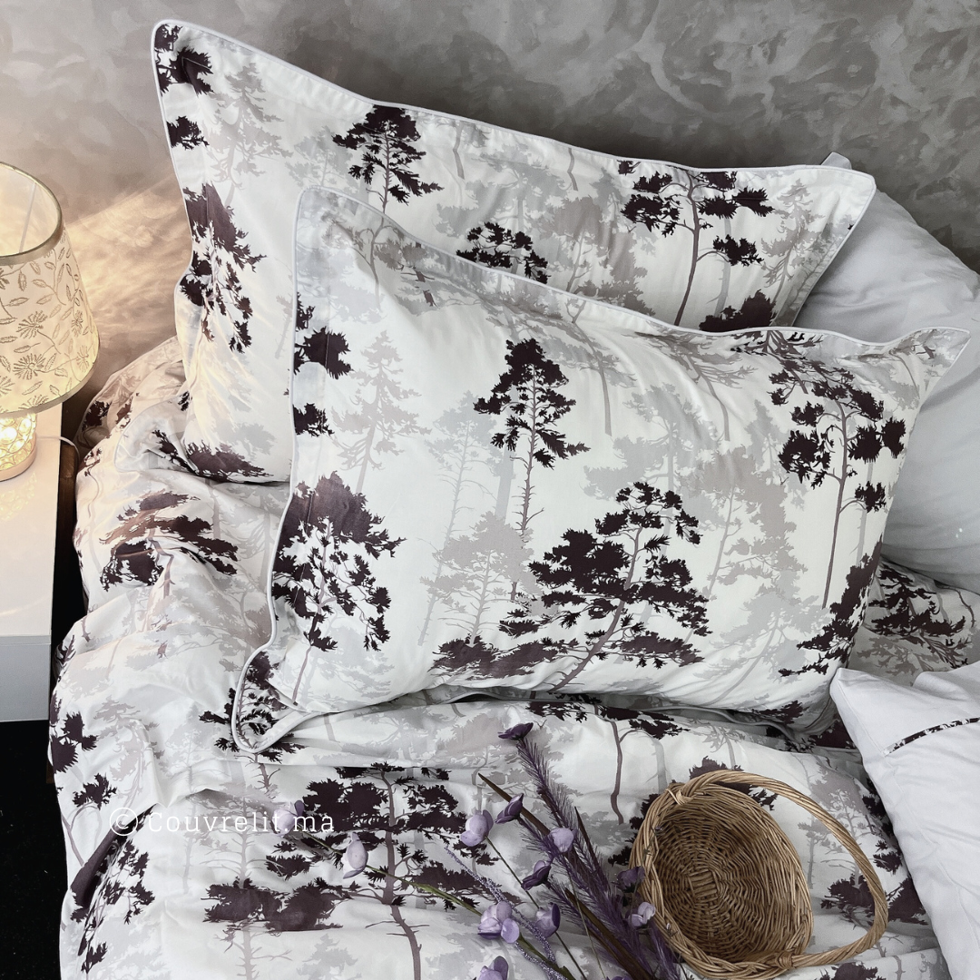 " Arbre Noir" ensemble complet en COTTON de haute qualité, REF: CVM0215