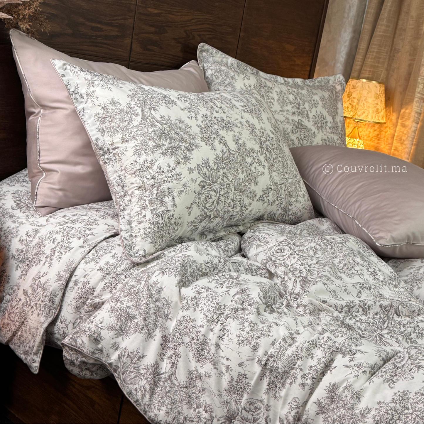 "Rosas Gris" Ensemble complet haute qualité, REF: CVM00325