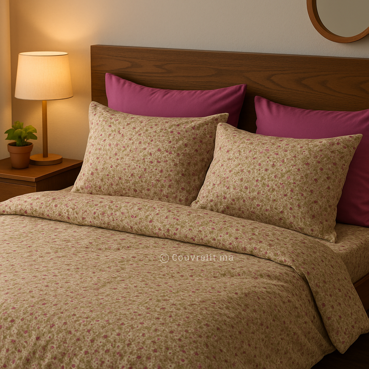 "Jardin Fleuri" – 100% Coton – Pack Complet Ref: CVM00288