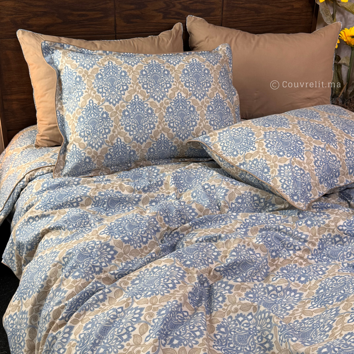 "Rosas Blue" Ensemble complet haute qualité, REF: CVM00289