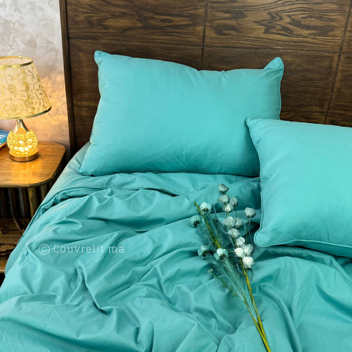 HOUSSE DE COUETTE Océan Sérénité 4 piéces en Cotton Ref: CVS00270