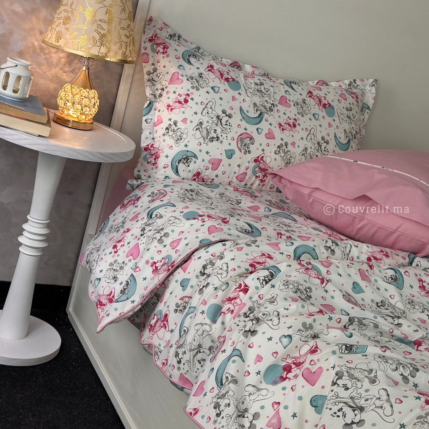 “MIKI ROSE” Couverlit pour enfant pack complet REF: CVK00312