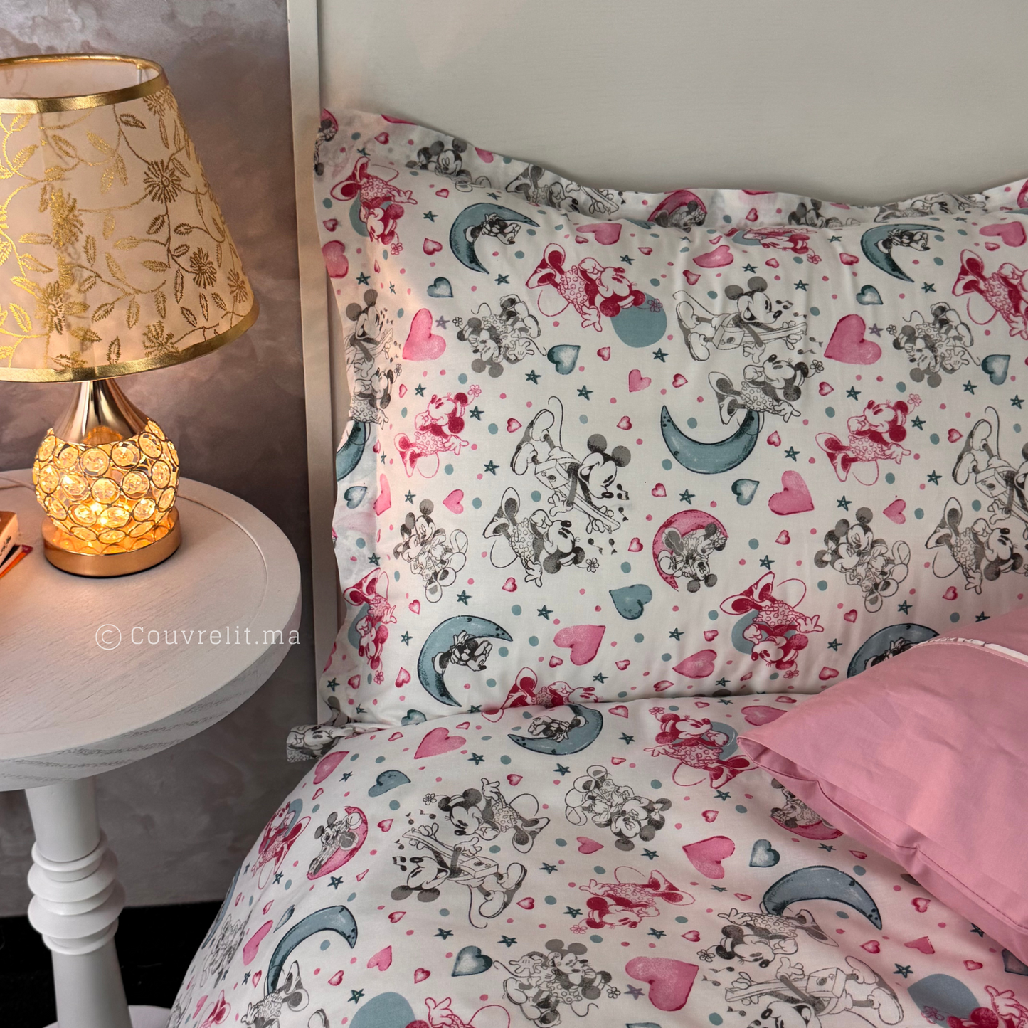 “MIKI ROSE” Couverlit pour enfant pack complet REF: CVK00312