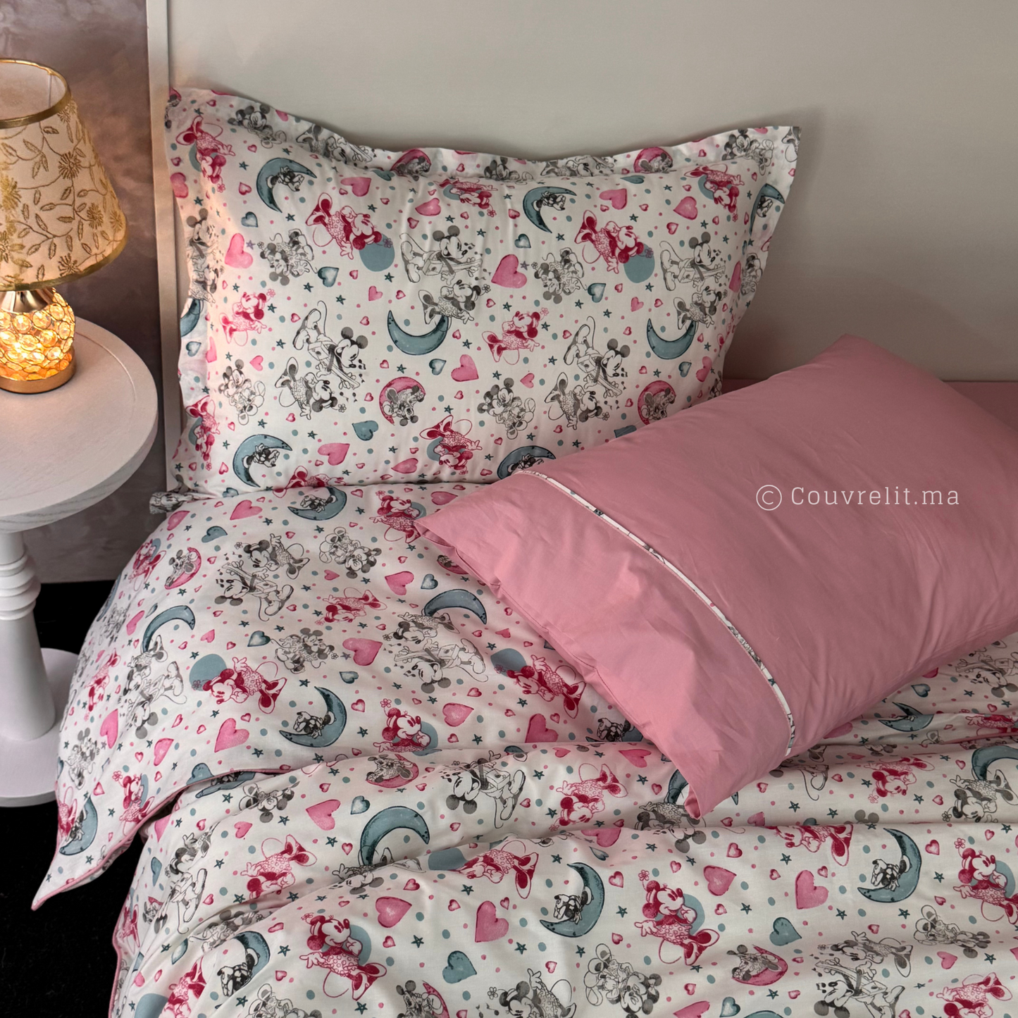 “MIKI ROSE” Couverlit pour enfant pack complet REF: CVK00312