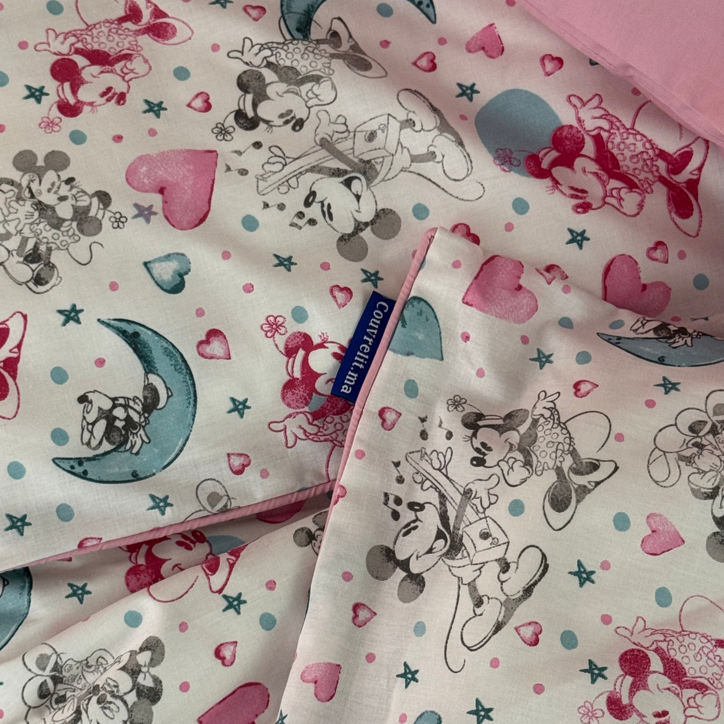 “MIKI ROSE” Couverlit pour enfant pack complet REF: CVK00312