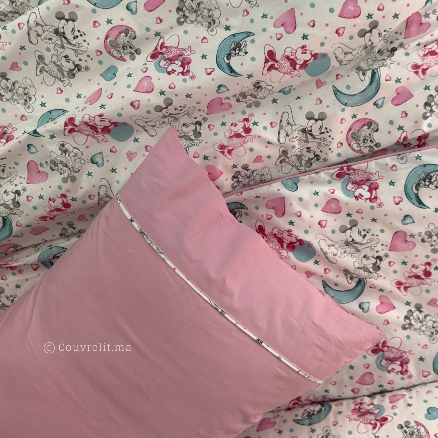 “MIKI ROSE” Couverlit pour enfant pack complet REF: CVK00312