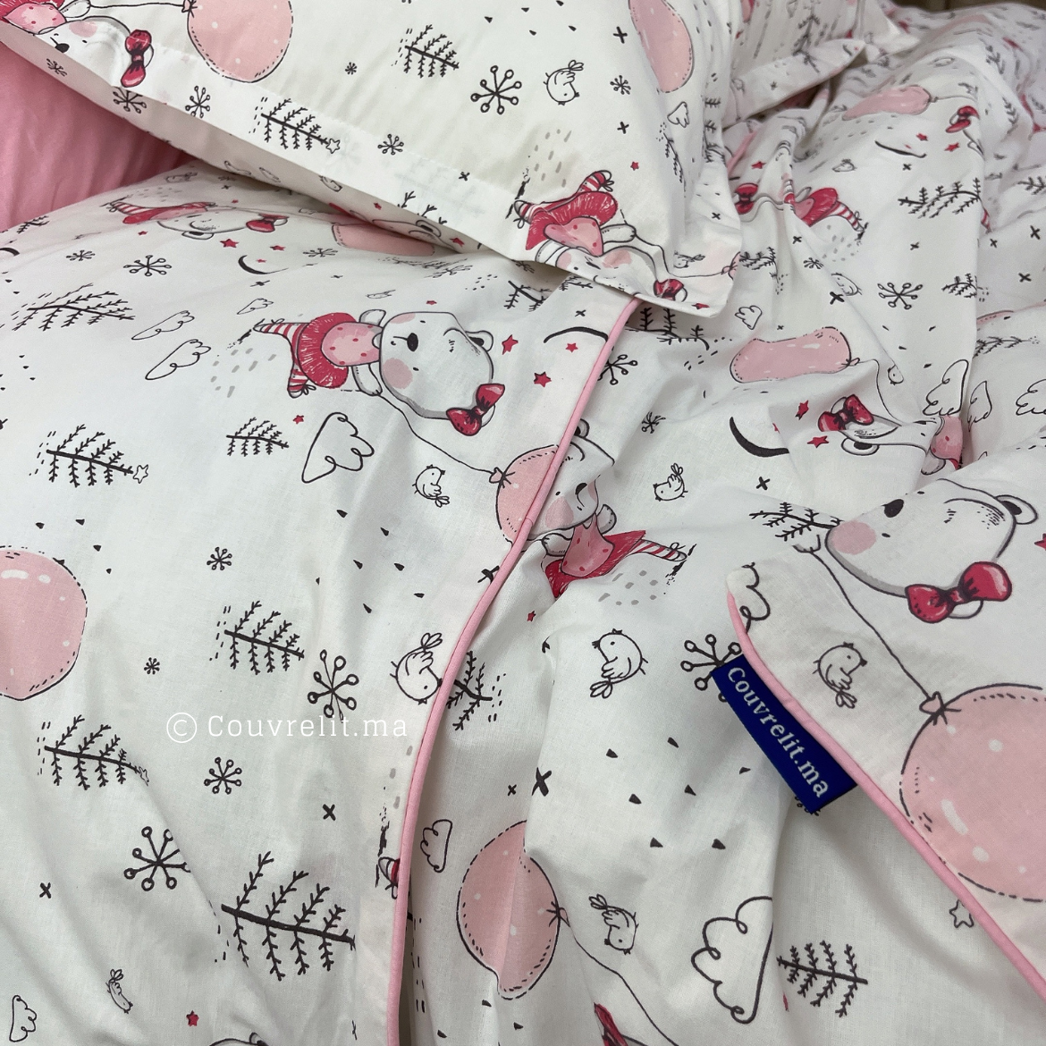 "Hello Kitty" Couverlit pour enfant pack complet REF: CVK00246