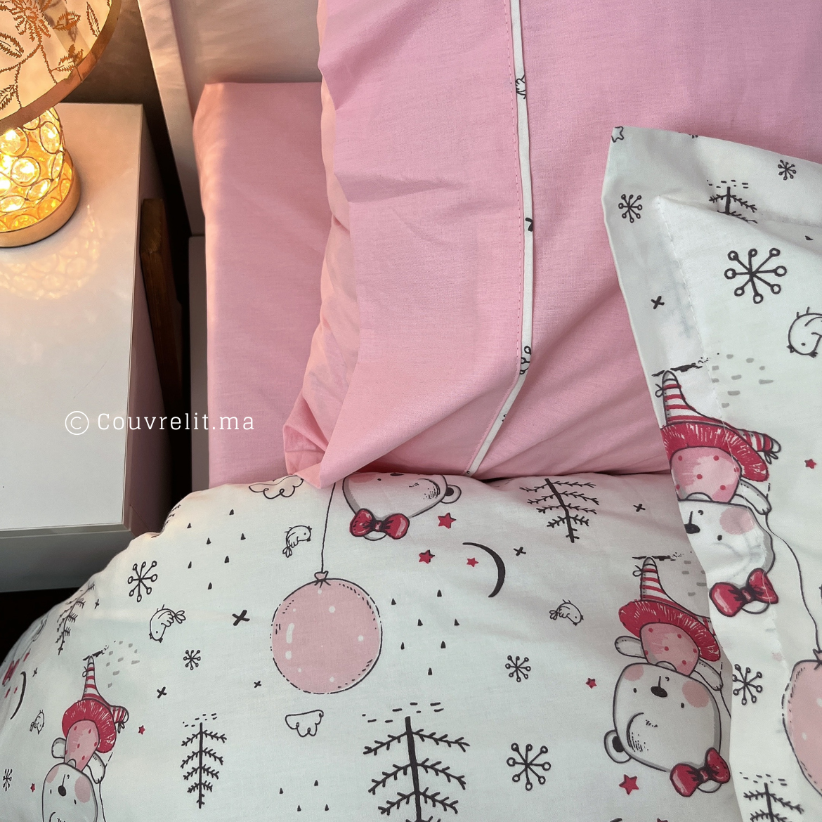 "Hello Kitty" Couverlit pour enfant pack complet REF: CVK00246