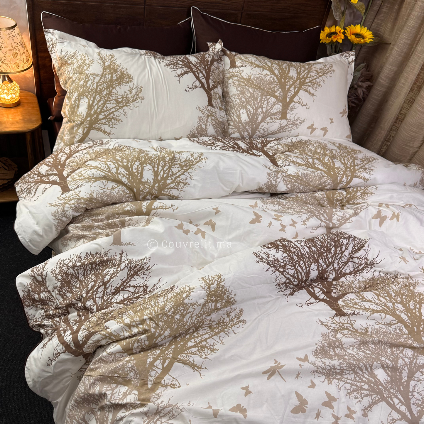 " Forêt Marron" ensemble complet en COTTON de haute qualité, REF: CVM00315
