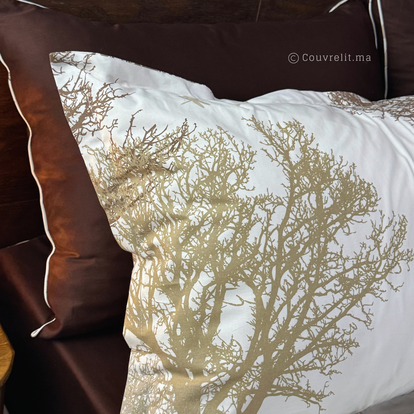 " Forêt Marron" ensemble complet en COTTON de haute qualité, REF: CVM00315