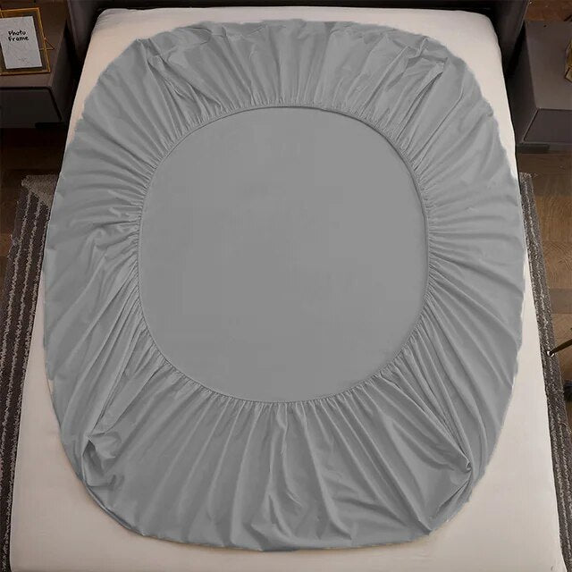 Ensembles de Drap 6 pièces en Cotton de Lux Ref: CV0094 Gris