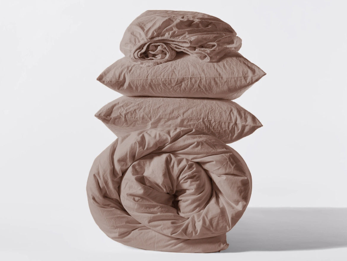 Ensembles Housse couette BEIGE 4 Piéces Ref : CV0168