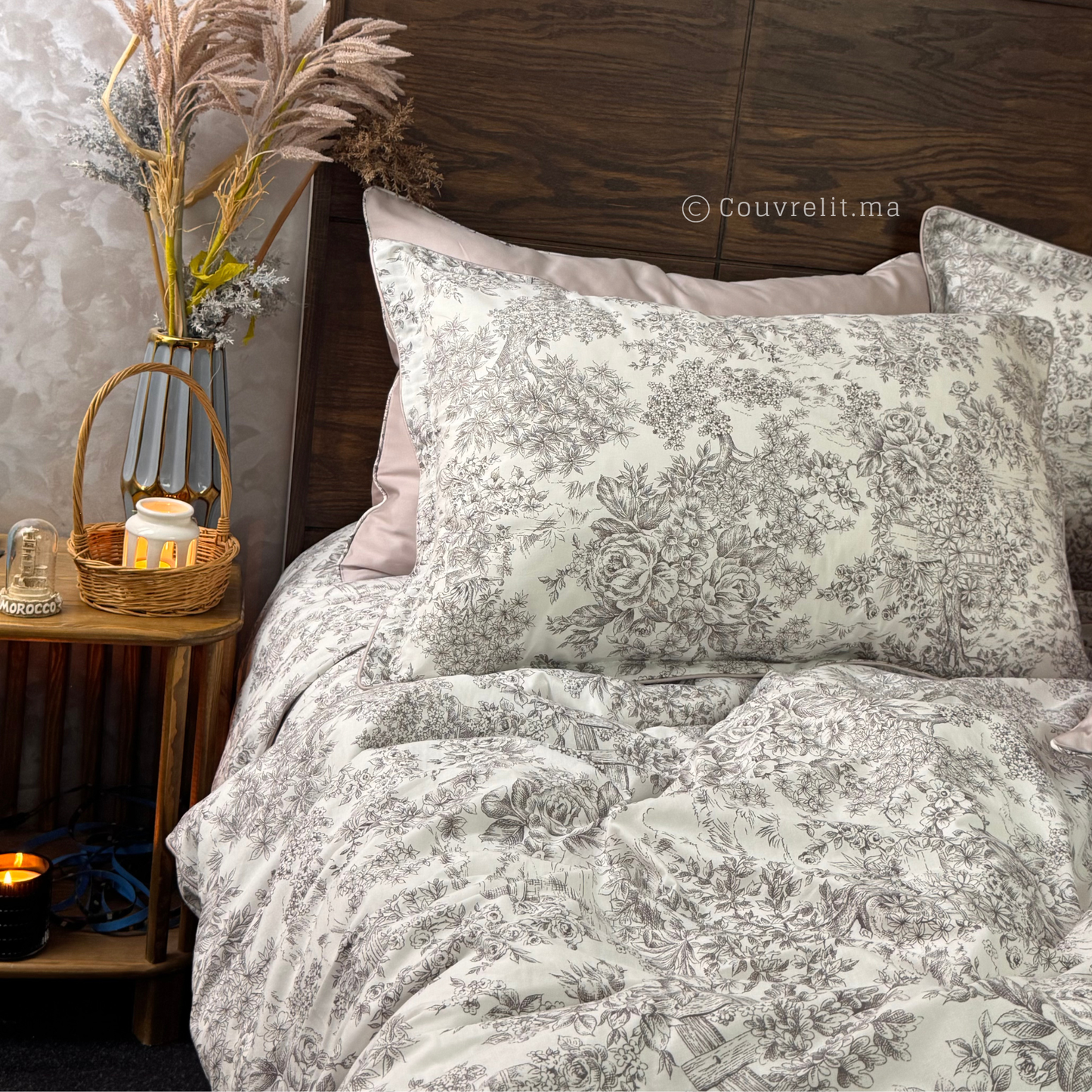 "Rosas Gris" Ensemble complet  haute qualité, REF: CVM00325