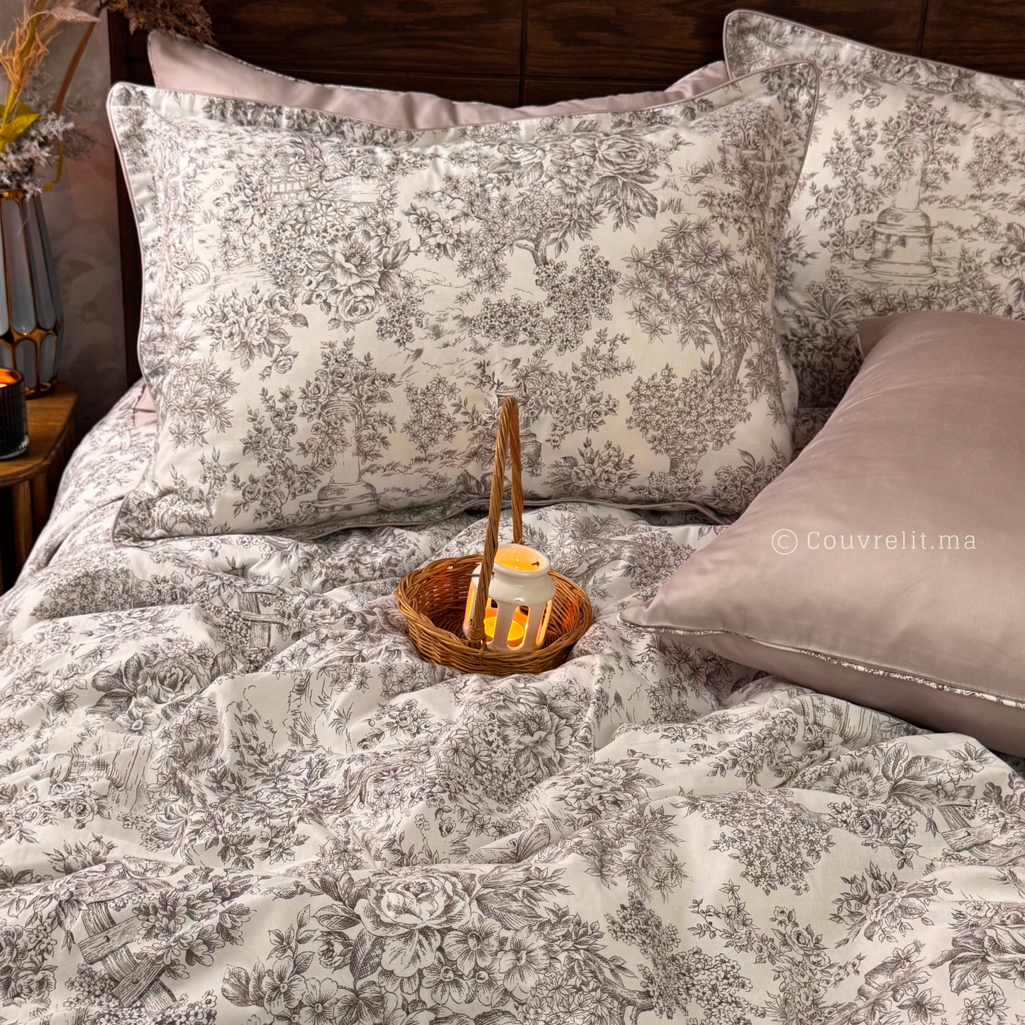 "Rosas Gris" Ensemble complet  haute qualité, REF: CVM00325