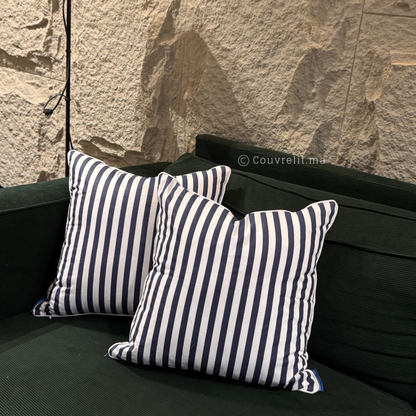 “Marin Bleu” Coussin de décoration 45x45 cm REF: CS0033