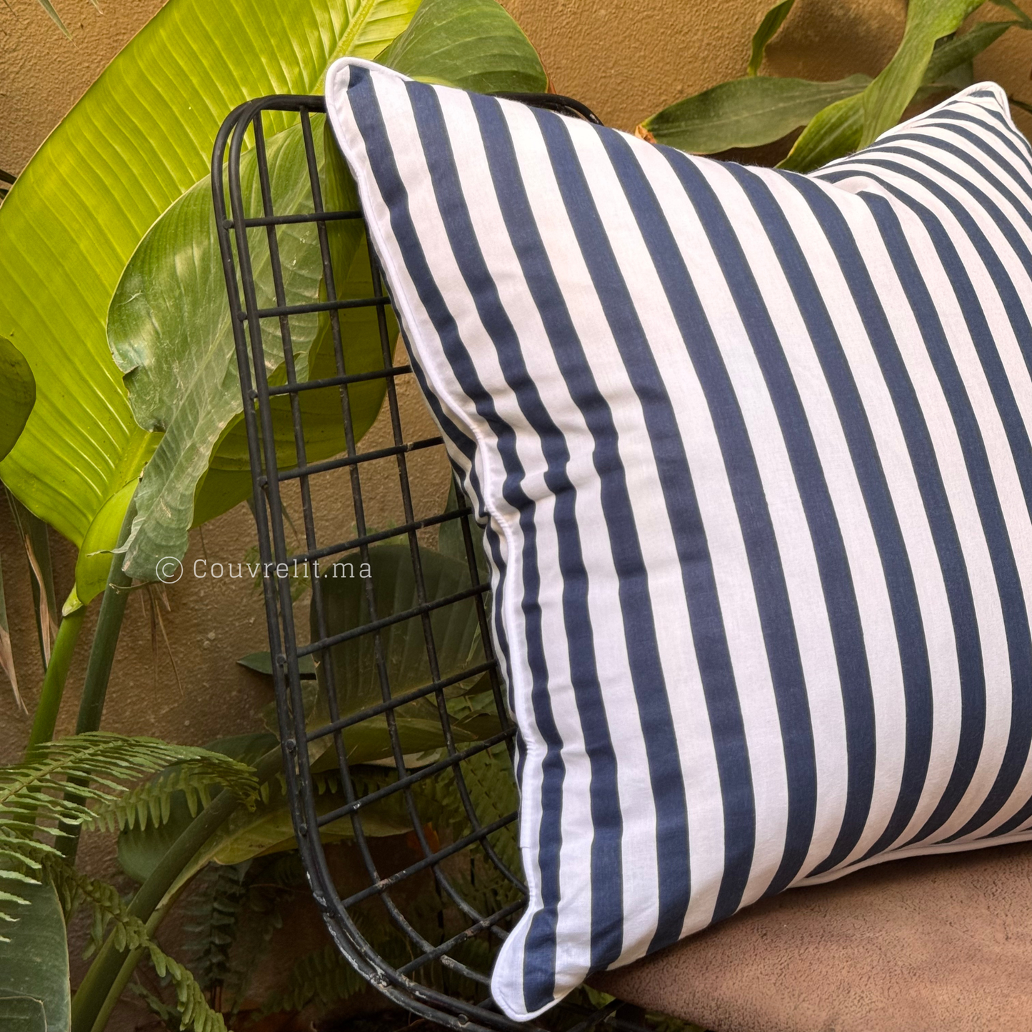 “Marin Bleu” Coussin de décoration 45x45 cm REF: CS0033