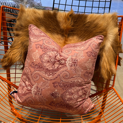 “Rose Andalouse” Coussin de décoration 45x45 cm REF: CS0034