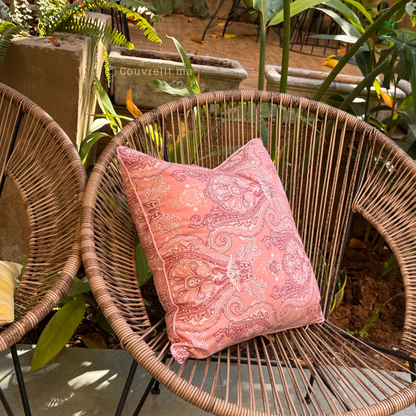 “Rose Andalouse” Coussin de décoration 45x45 cm REF: CS0034