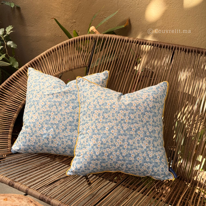 “Fleur de Ciel” Coussin de décoration 45x45 cm REF: CS0035