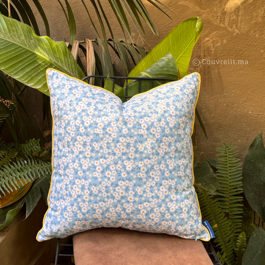 “Fleur de Ciel” Coussin de décoration 45x45 cm REF: CS0035