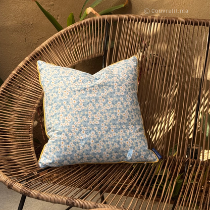 “Fleur de Ciel” Coussin de décoration 45x45 cm REF: CS0035