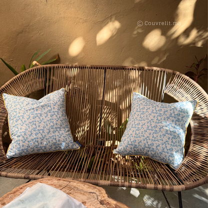 “Fleur de Ciel” Coussin de décoration 45x45 cm REF: CS0035