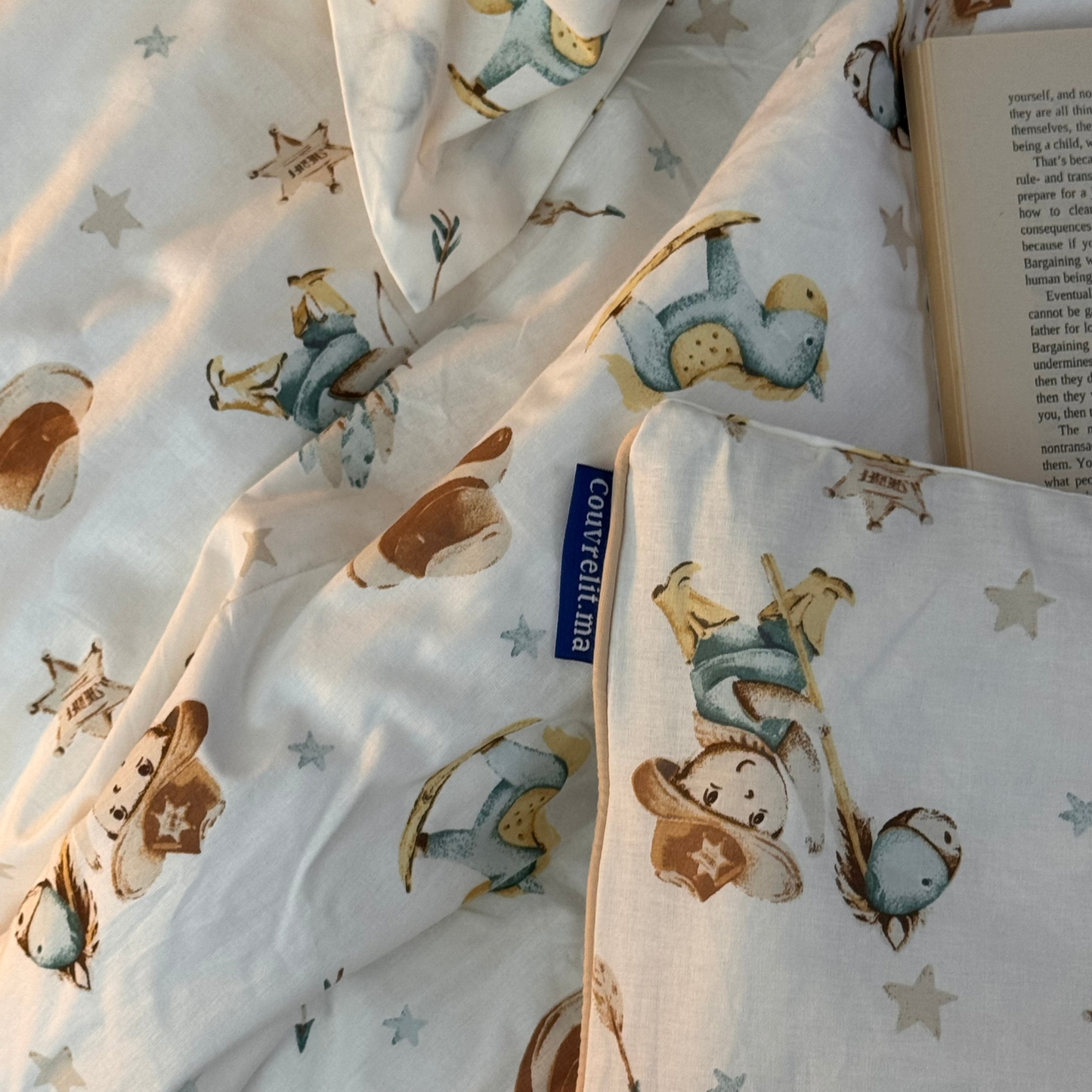 “Petit Cavalier” Couverlit pour enfant pack complet  REF: CVK00328