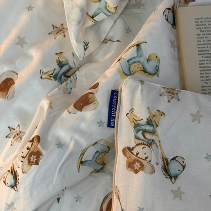 “Petit Cavalier” Couverlit pour enfant pack complet  REF: CVK00328