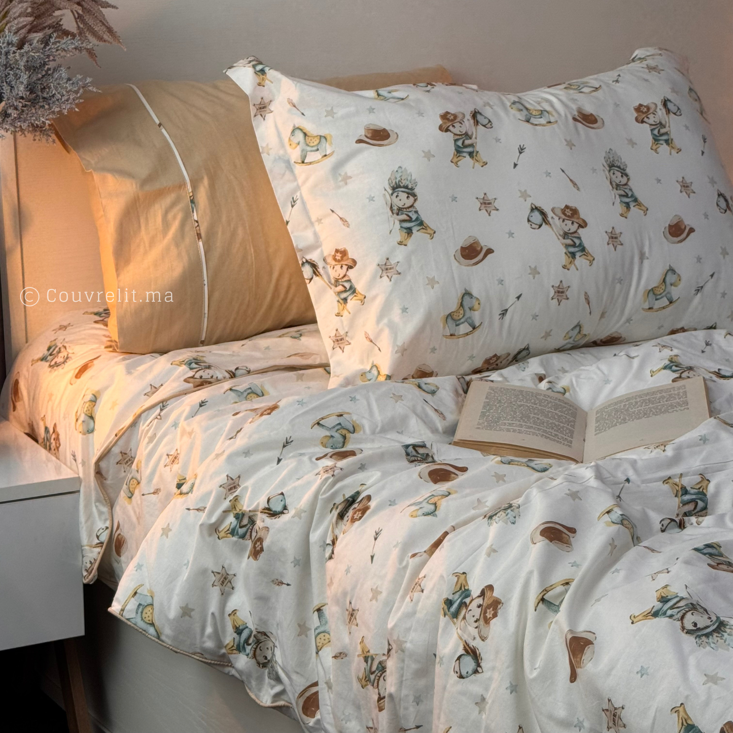 “Petit Cavalier” Couverlit pour enfant pack complet  REF: CVK00328