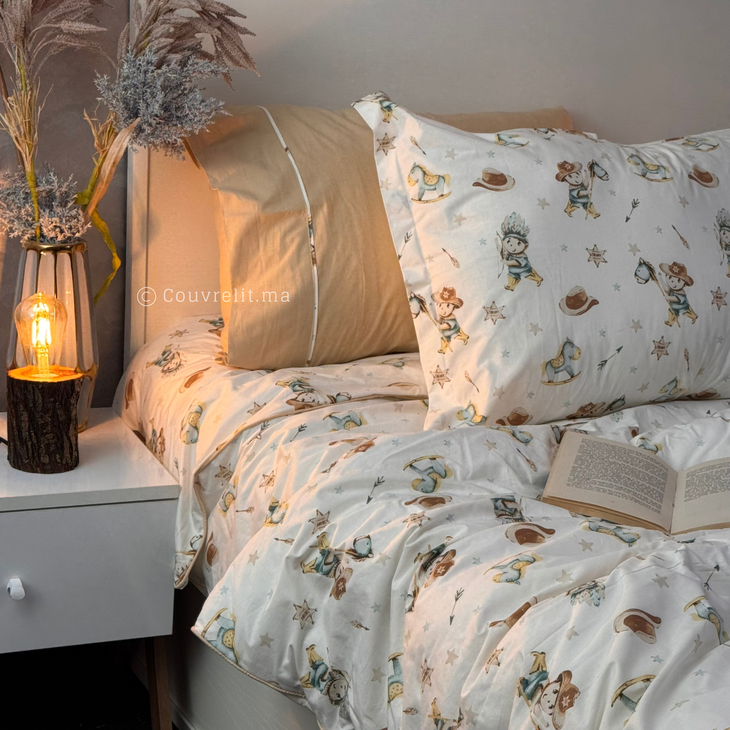 “Petit Cavalier” Couverlit pour enfant pack complet  REF: CVK00328