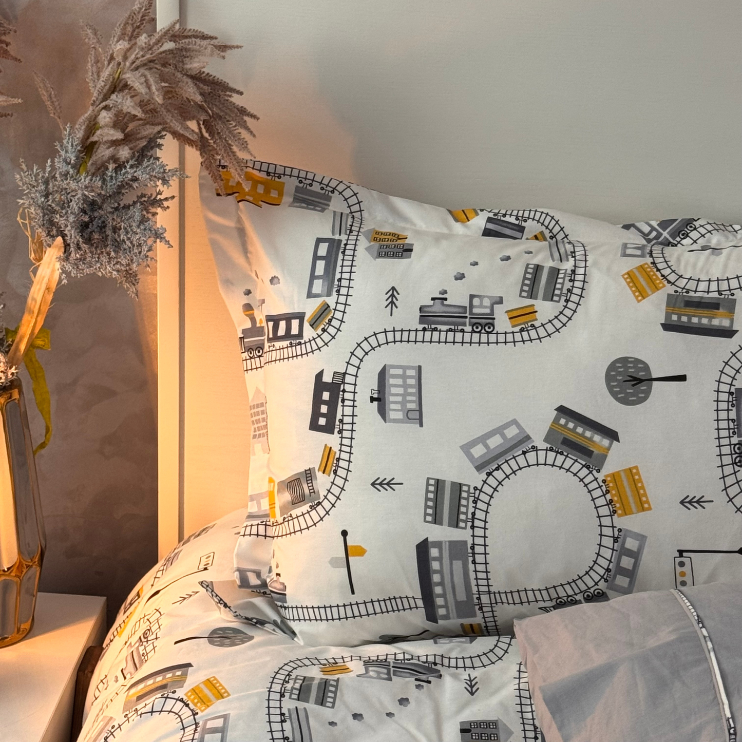 “Petit Train 🚂 ” Couverlit pour enfant pack complet  REF: CVK00331