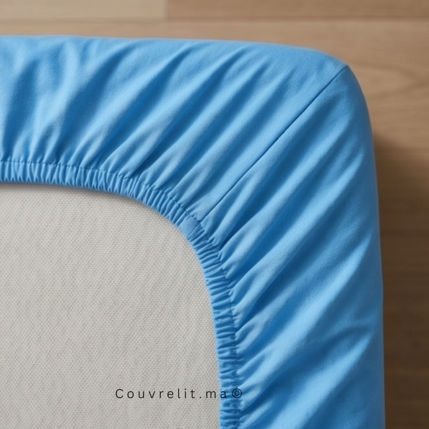 Drap Housse Sur Mesure – 100% Coton  || Mauve clair