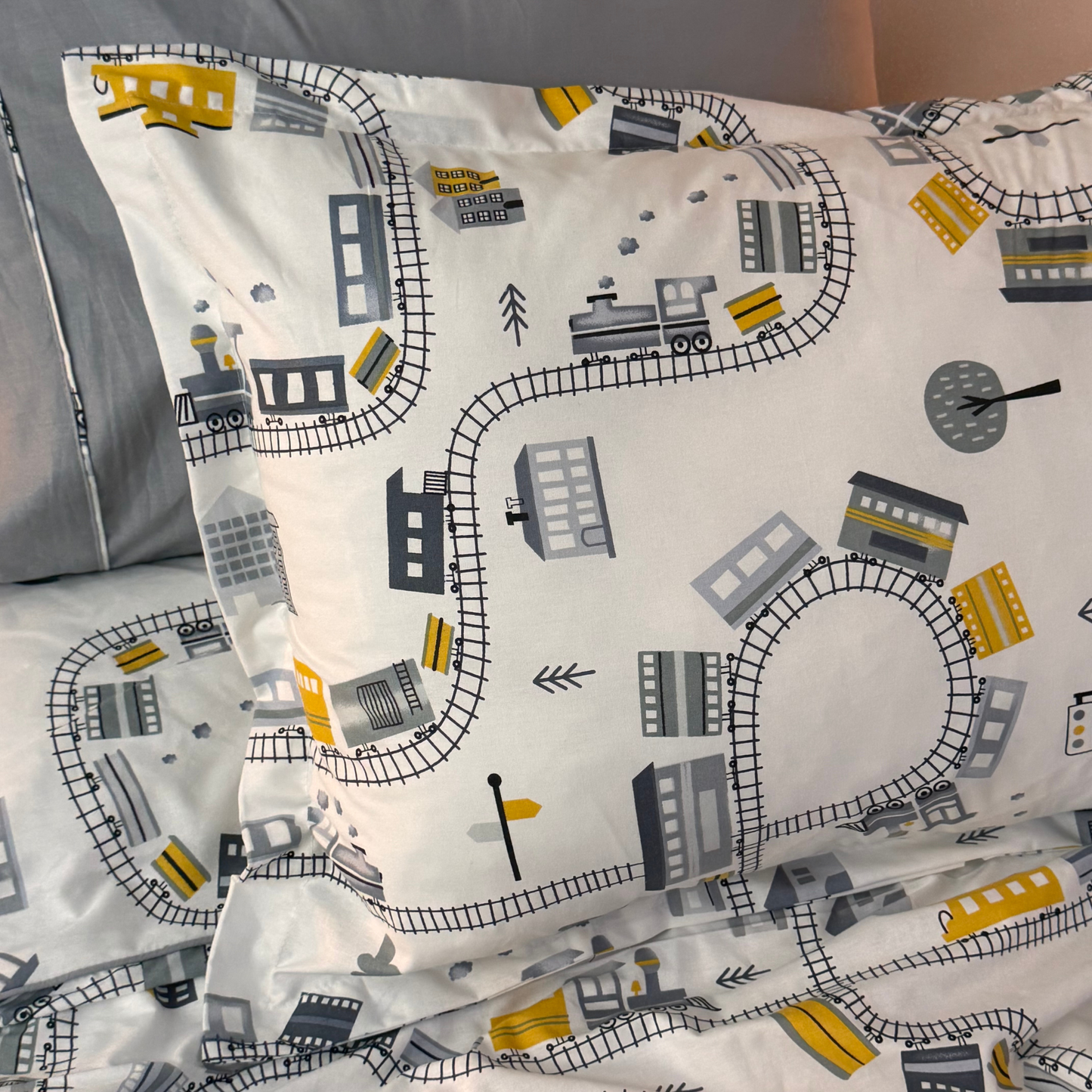 “Petit Train 🚂 ” Couverlit pour enfant pack complet  REF: CVK00331