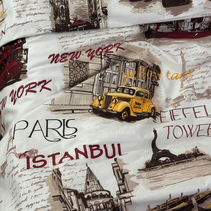 “Voyageurs Juniors ” Couverlit pour enfant pack complet  REF: CVK00332