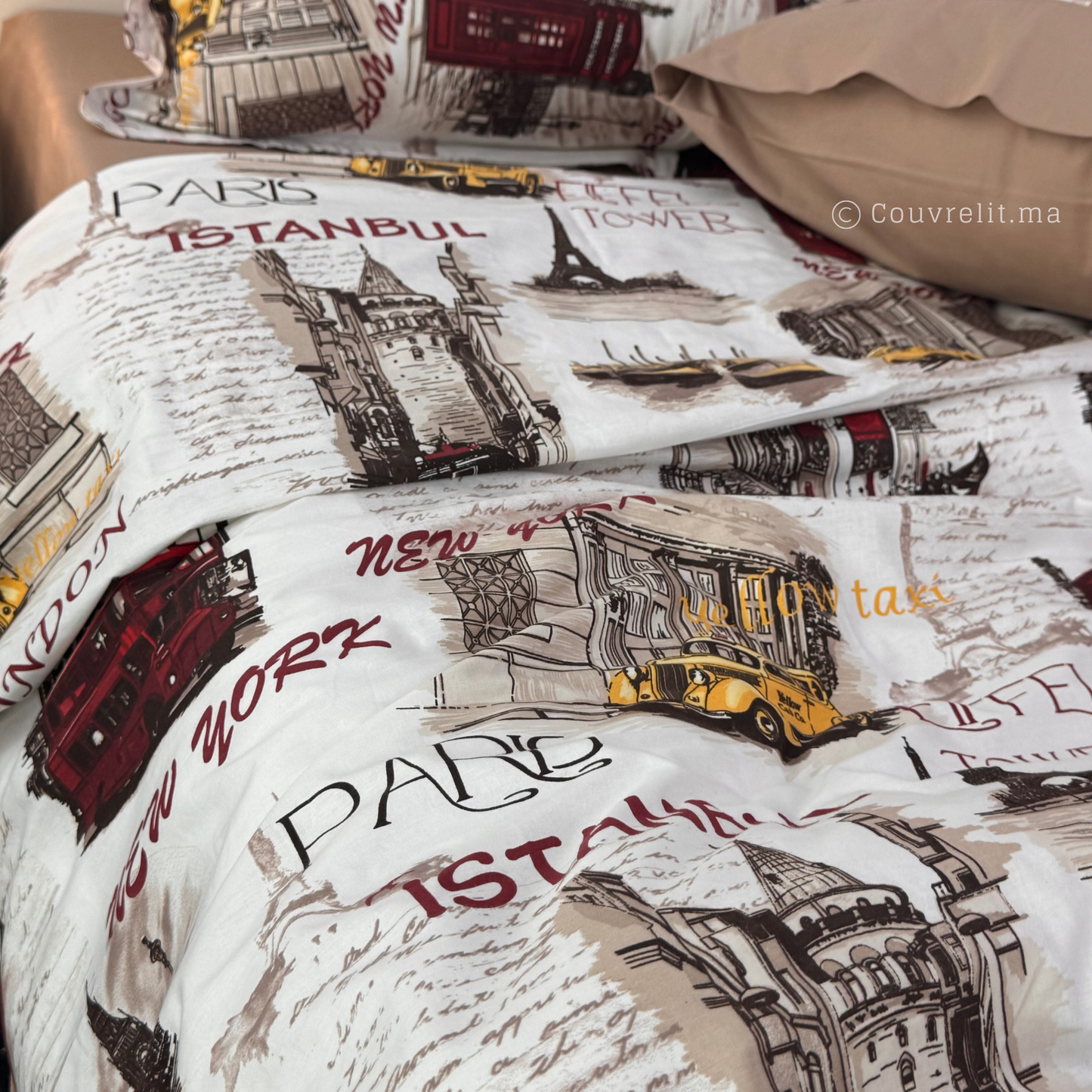 “Voyageurs Juniors ” Couverlit pour enfant pack complet  REF: CVK00332